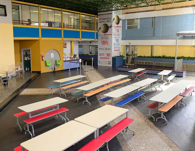 Centro de convivência da unidade 2 do Colégio Brasília